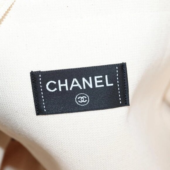 CHANEL COCO Mark Boston Bag Pile White Silver CC Auth BA1544AM - Picture 11 of 16